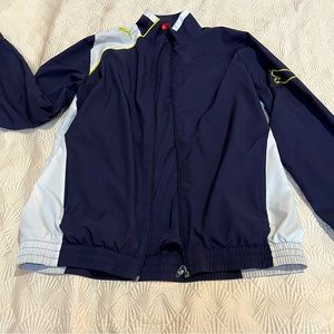 Puma windbreaker - navy and white size L